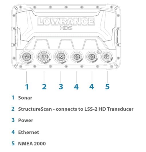 Lowrance HDS-12 GEN2 Touch ROW avec 83/200 et transducteur StructureScan - image 9