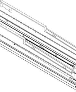 Lowrance Lower Extrusion Kit,  52"/60"