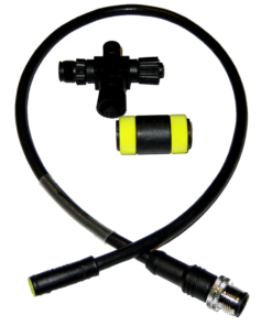Lowrance SimNet to NMEA2000 Adaptor Kit . Connect a SimNet device with a fixed SimNet cable to a NMEA 2000® network
