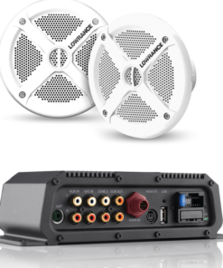 Lowrance SonicHub 2 NMEA 2000 audio server module with 1 pair of branded 6.5" marine speakers