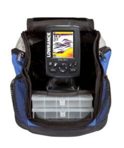 Lowrance The NEW Elite-3x All-Season Fishfinder Pack is an easy-to-carry portable sonar unit featuring a Skimmer® transducer with suction-cup mount for small-boat installs
