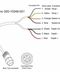 7 pin BLUE to bare wires