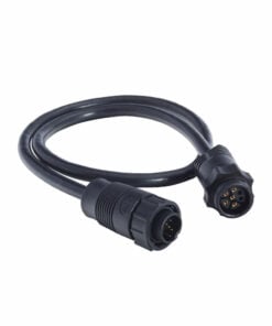 Navico Connects 7 pin blue plug transducers to the 9 pin XSONIC black sockets on displays