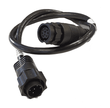 Navico Connects an XID Airmar CHIRP transducer with a 9 Pin black connector to the older 7 pin blue sockets on displays and echosounder modules
