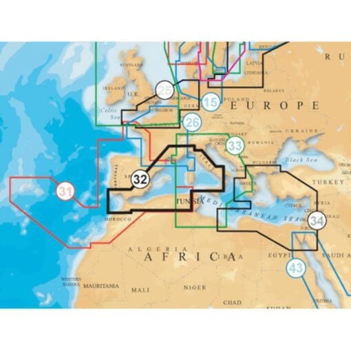 Navico NAVIONICS EU Mediterranean West Platinum Marine Charts - imagen 2