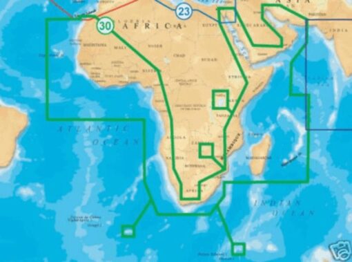 Navico Navionics GOLD XL9 30XG MSD CHART CARD . AFRICA  and MIDDLE EAST - image 2