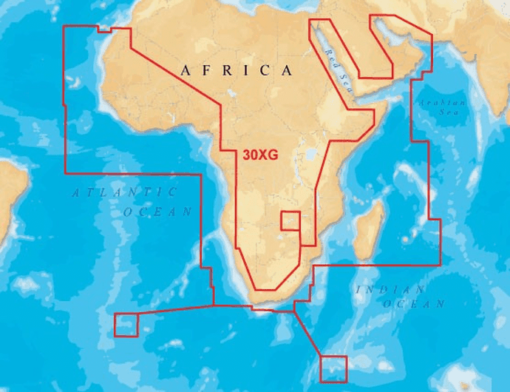 Navico NAVIONICS MSD/NAVU30XG. AFRCA/ME UPDATES. Coverage Area