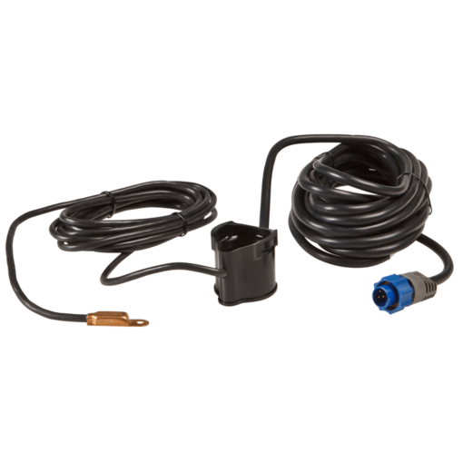 Navico PDRT-WBL 83/200 kHz shoot-thru or trolling-motor mount Skimmer® with remote temp sensor with blue connector