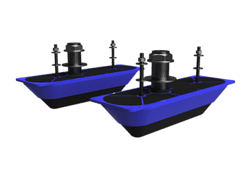 Navico StructureScan 3D Stainless Steel Dual Thru-Hull Transducer