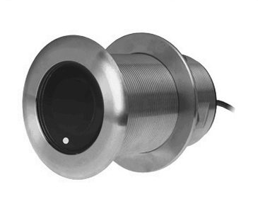 Navico Xsonic SS75M Stainless Steel 600 W Thru Hull Medium CHIRP (80-130kHz) Depth/Temp (0° tilt) . Black 9 pin connector