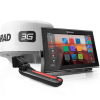 Simrad 12-inch chartplotter and radar display with Broadband 3G™ radar and TotalScan™ transducer