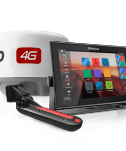 Simrad de 12 pulgadas de chartplotter y pantalla de radar con radar de banda ancha 4G™ y transductor TotalScan™