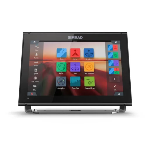 Simrad 12-inch chartplotter and radar display with global basemap