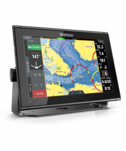 Simrad 12-inch chartplotter and radar display with TotalScan™ transducer - image 3