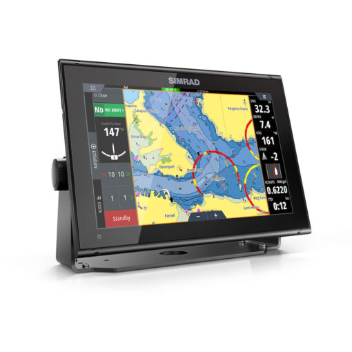 Simrad 12-inch chartplotter and radar display with TotalScan™ transducer - image 3
