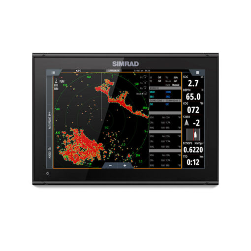Simrad 12-inch chartplotter and radar display with TotalScan™ transducer - image 4