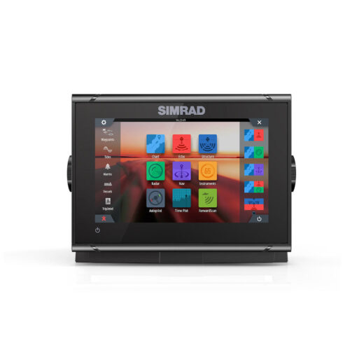Simrad 7-inch chartplotter and radar display and Insight Pro card