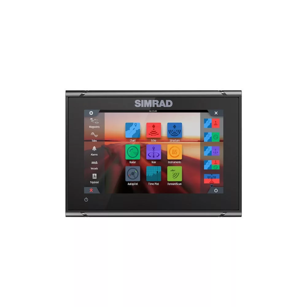 Simrad chartplotter da 7 pollici e display radar con mappa di base globale - immagine 2