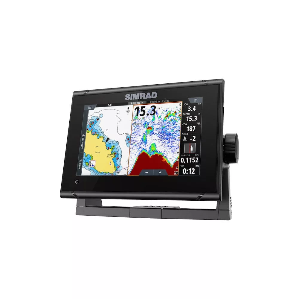 Simrad 7-inch chartplotter and radar display with global basemap - image 3