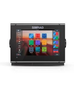 Simrad 7-inch chartplotter and radar display with HDI transducer