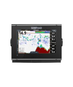 Simrad 7-inch chartplotter and radar display with HDI transducer