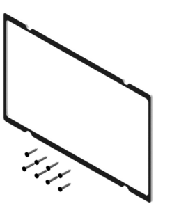 Simrad 9" NSS EVO2 & ZEUS2  Dash mount kit