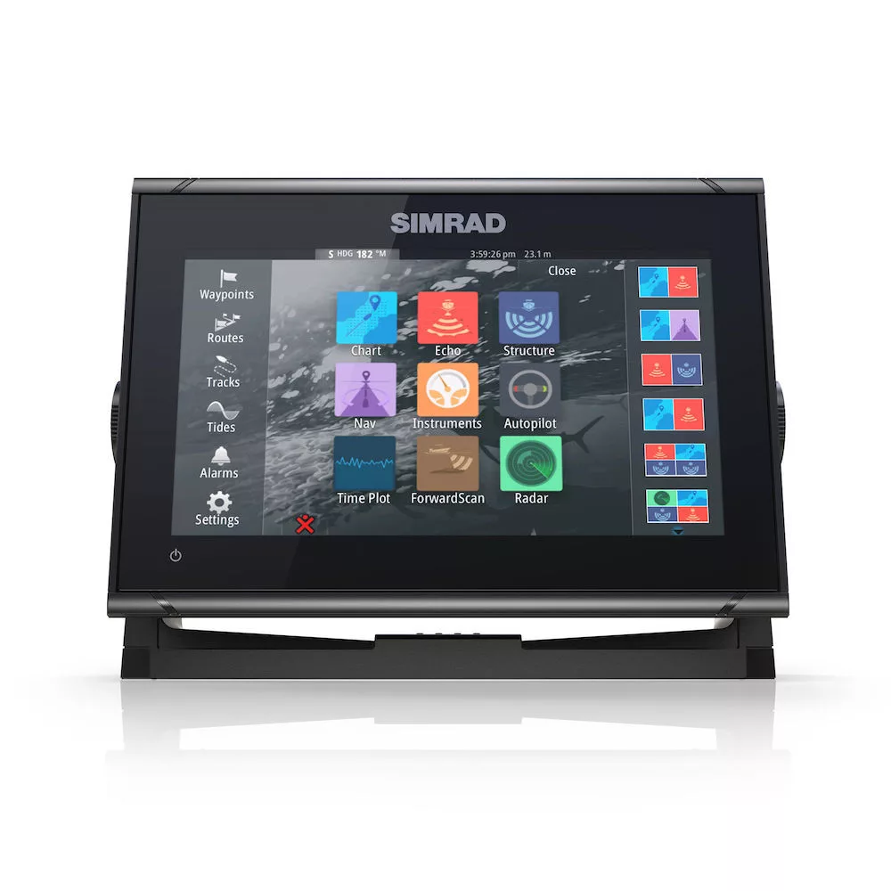 Simrad GO9 XSE Pantalla multifunción con ecosonda incorporada