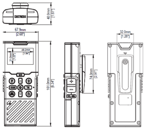 B&G   Wireless Handset for the V60vhf Radio - image 6