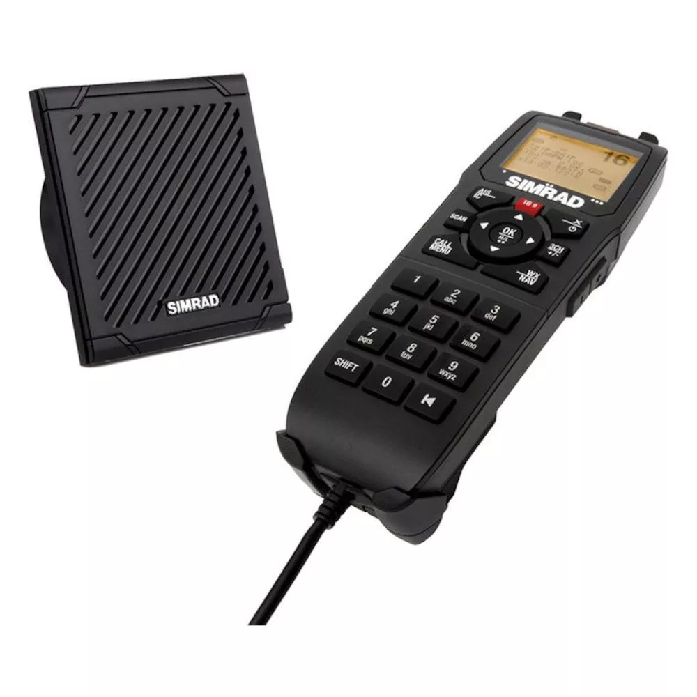 Set manuale e kit di altoparlanti Simrad HS90 per il VHF RS90
