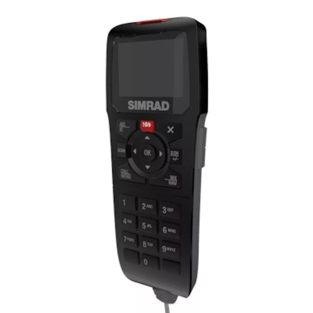 El Simrad HS90 con cable para el RS90 VHF