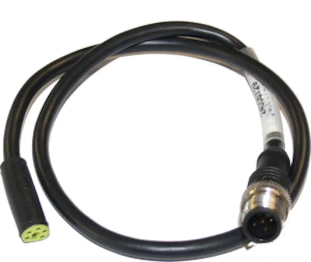 Cable Simrad SimNet a Micro-C (macho) que conecta un producto SimNet a una red troncal NMEA 2000® de 0,5 m (1,6 pies)