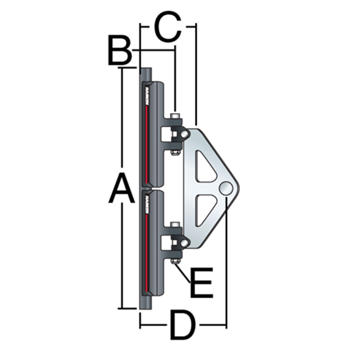 HARKEN 22mm CB Headboard Car Assembly - image 2