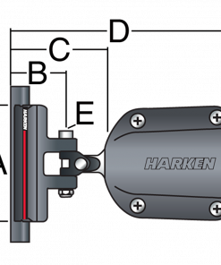 HARKEN 22mm Slider Battcar — 40 mm Receptacle - image 2