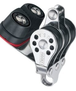 HARKEN 22mm Triple Becket Block — Cam Cleat