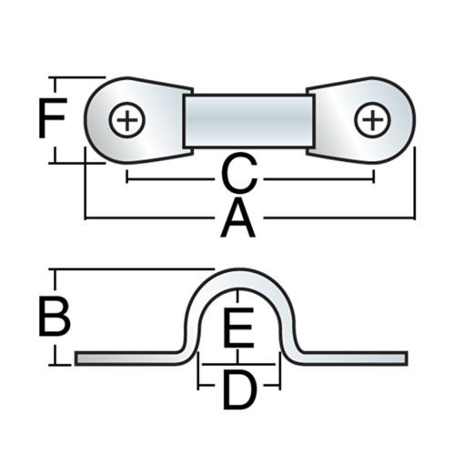 HARKEN 30mm Composite Eyestraps — Package of 6 - image 2