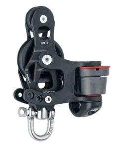 HARKEN 45mm Aluminum Element Fiddle Block — Swivel