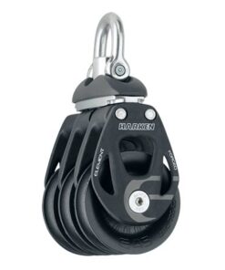 Bloque triple de elementos de aluminio HARKEN de 45 mm - Giratorio