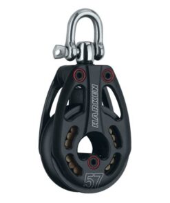 HARKEN 57mm Aluminum Low-Load Block — Swivel