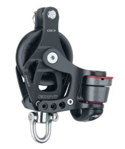 HARKEN 60mm Aluminum Element Fiddle Block — Swivel