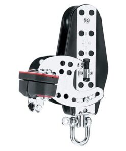 HARKEN 76mm Fiddle Hexaratchet® Block — Cam Cleat