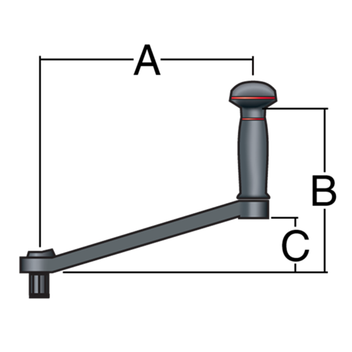 HARKEN Carbo OneTouch Lock-In Winch Handle - image 3