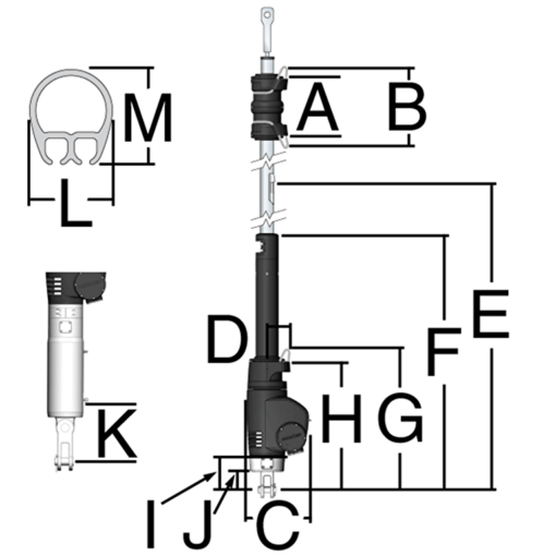 HARKEN Unit 6 MKIV Hydraulic Furling System — -91 Rod - image 2